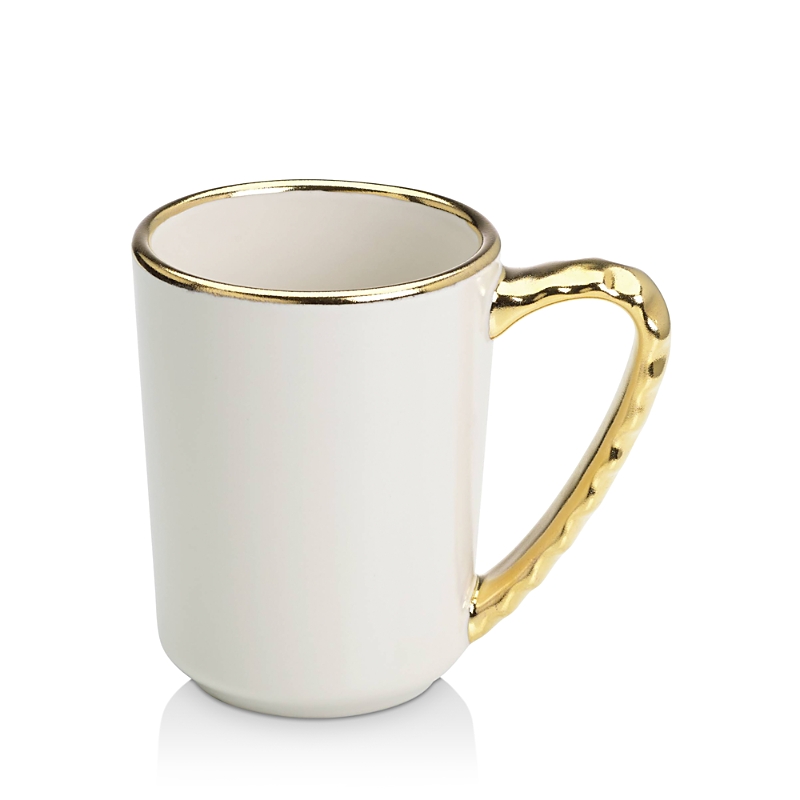 Michael Wainwright Truro Mug In White/gold