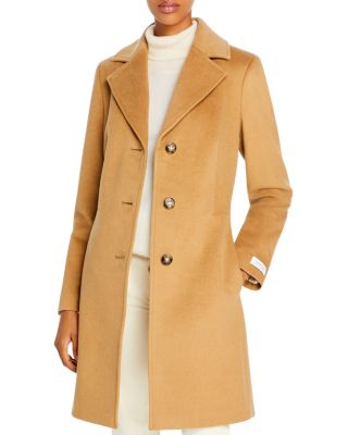 calvin klein mid length side knit packable jacket
