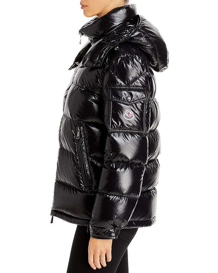 Shop Moncler Maire Hooded Down Coat In Black