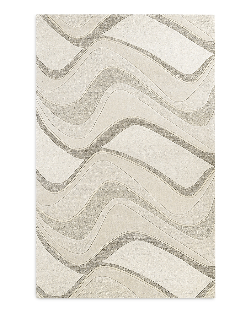 Kas Eternity Waves 3'3" X 5'3" Area Rug In Ivory