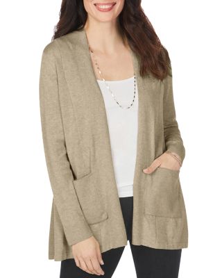 tan maxi cardigan