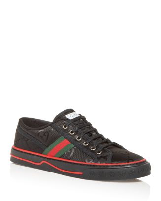 GUCCI Tennis 1977 Monogrammed Canvas Slip-On Sneakers for Men