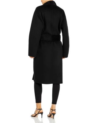 Vince Drape Front Wool Cashmere Coat Bloomingdale's