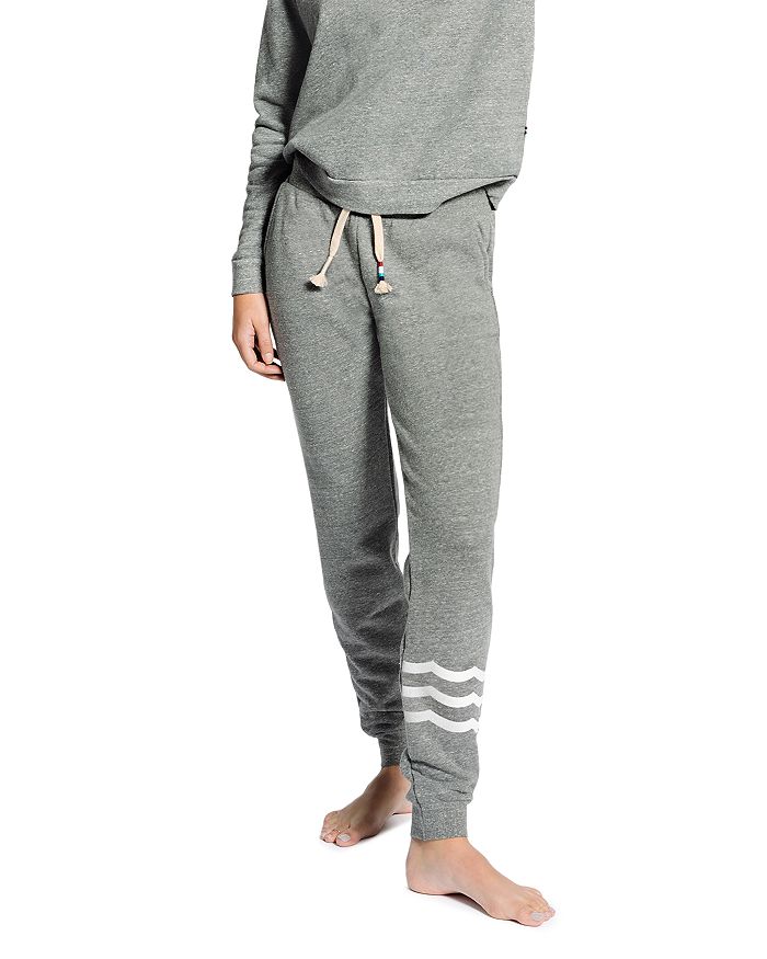 Sol Angeles Hacci Waves Slim Jogger Pants In Heather