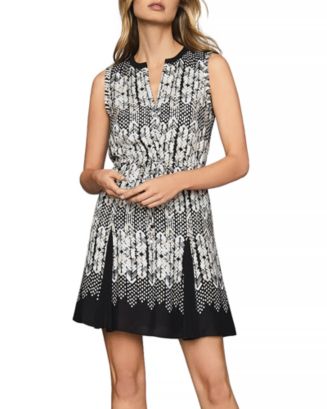REISS Antonia Arrow Print Dress | Bloomingdale's