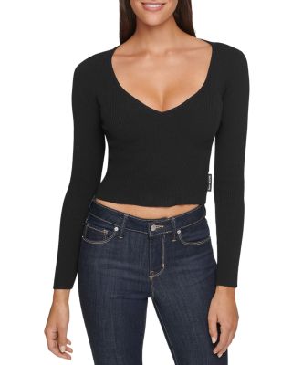 dkny cropped sweater