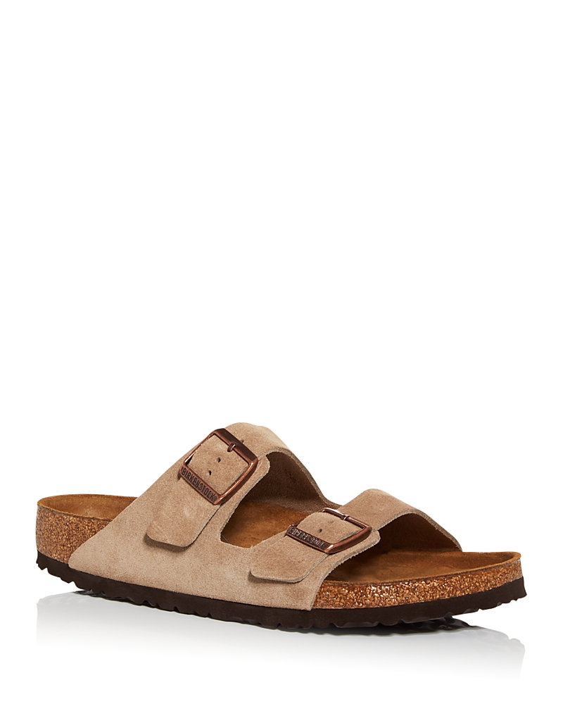 Birkenstock Men's Arizona Slide Sandals in Beige