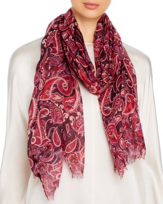 red paisley scarf