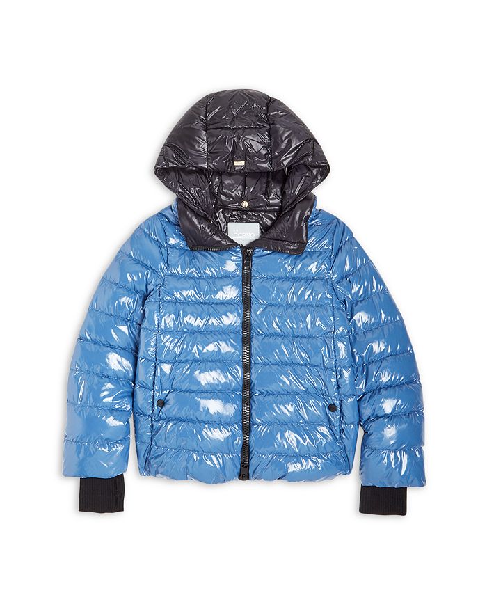 Herno Girls' Glossy Quilted Down Bomber Jacket - Big Kid | Bloomingdale's