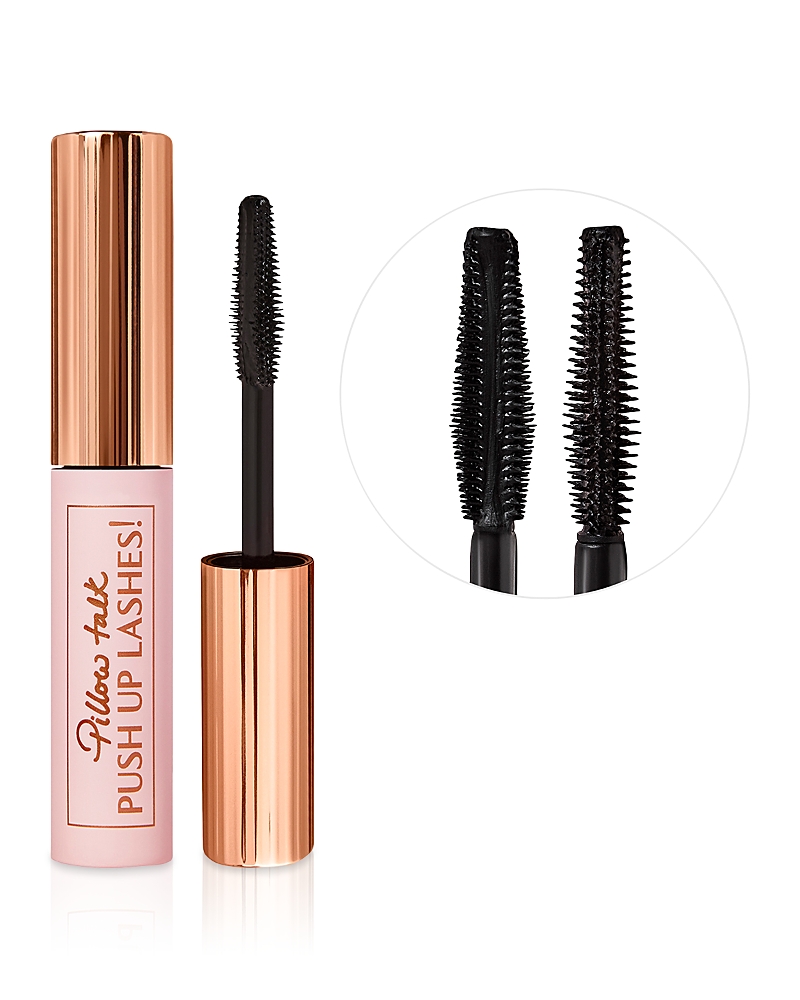 Charlotte Tilbury Mini Pillow Talk Push Up Lashes Volumizing & Lengthening Mascara 0.13 oz / 4 ml In Super Black
