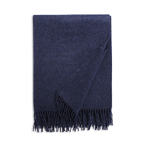 Amicale 100% Cashmere Throw In Blue