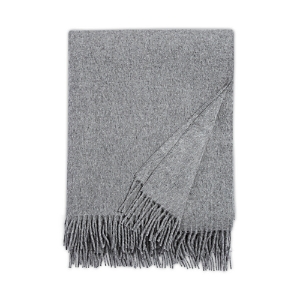 Amicale 100% Cashmere Throw In Gray