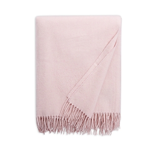 Amicale 100% Cashmere Throw In Pink