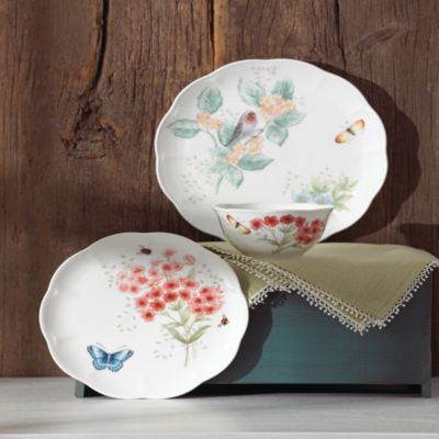 Butterfly Meadow 12 Piece Dinnerware Set