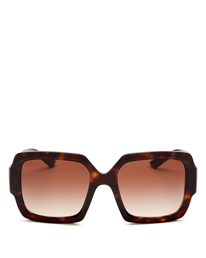 prada women's square sunglasses