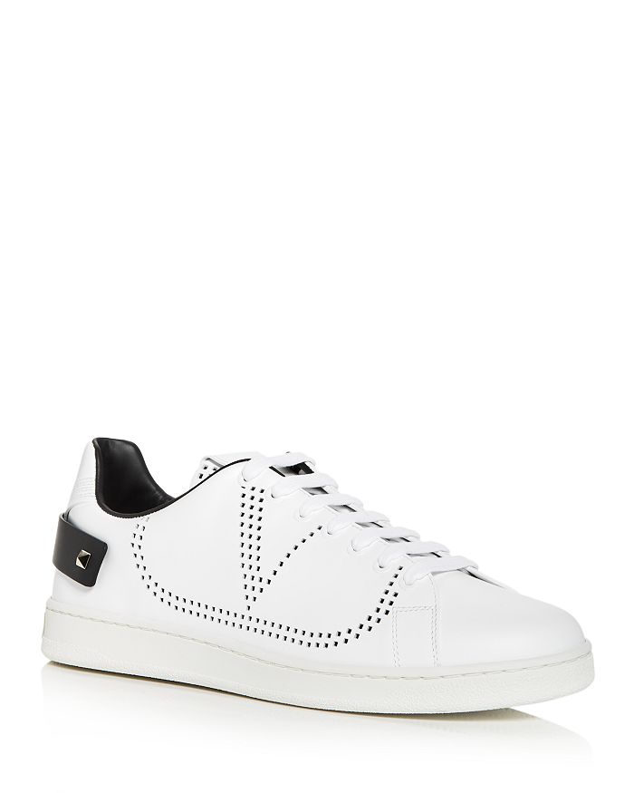 VALENTINO GARAVANI MEN'S BACKNET CALFSKIN SNEAKER,UY2S0C04DYH