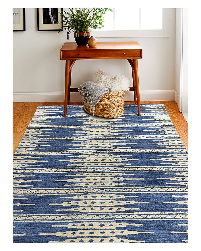 Bashian Chelsea S185-st281 Area Rug, 3'6 X 5'6 In Azure