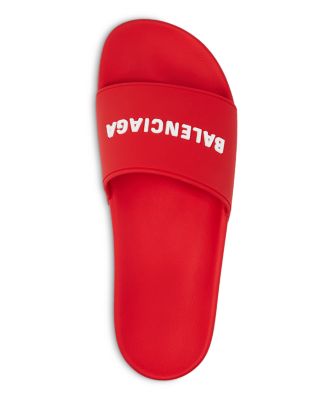 red designer slides