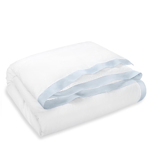 Polo Ralph Lauren Rl Organic Sateen Border Duvet Cover, Full/queen In True Blue Hyacinth