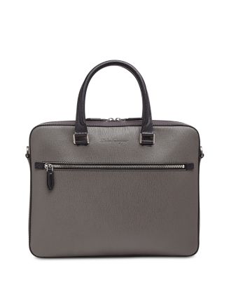 Salvatore Ferragamo Leather Briefcase | Bloomingdale's