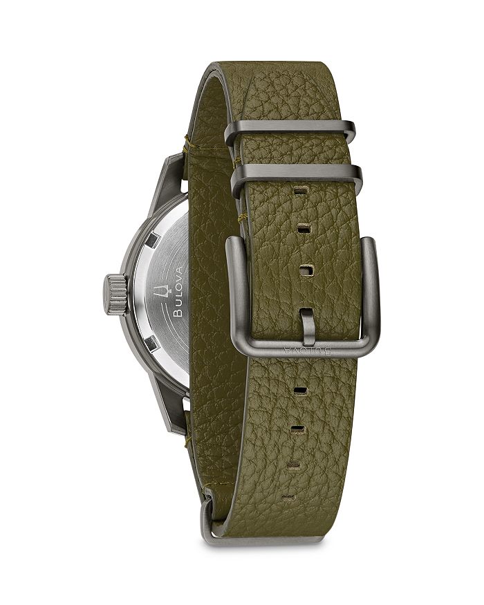 Shop Bulova Military Watch, 38mm In Green