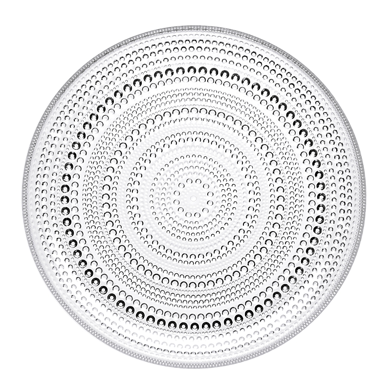 Iittala Kastehelmi Medium Plate In Clear