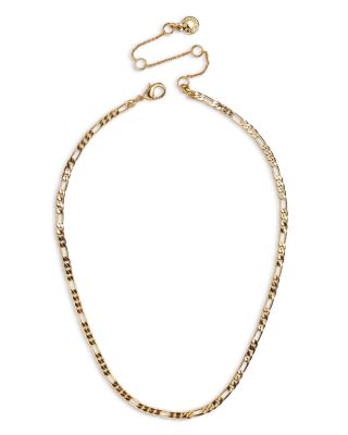BAUBLEBAR - Figaro Link Choker Necklace, 13"-16"