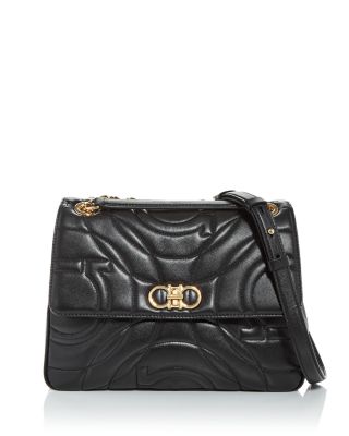 Ferragamo Salvatore Gancini Quilted Leather Shoulder Bag | Bloomingdale's