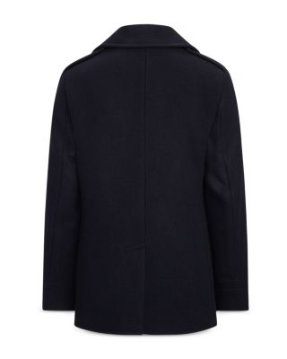 Melton Wool Blend Peacoat
