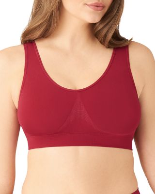 red padded bralette