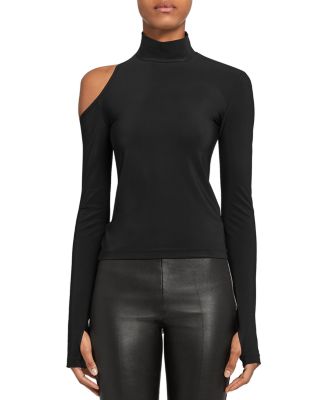 asymmetrical cutout top