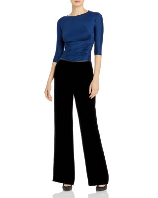 Wide Leg Velvet Pants