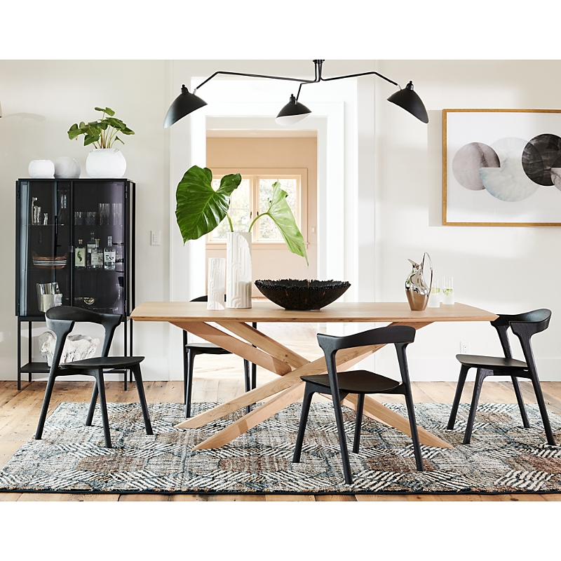 Ethnicraft Mikado 94 Dining Table In Natural Oak