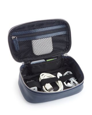 Leather Tech Accessory Travel Storage Case
