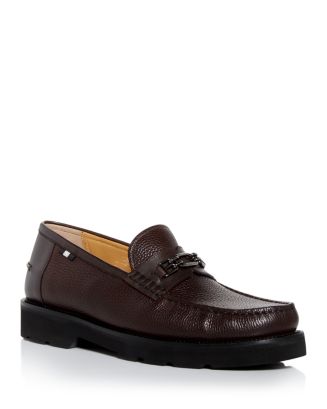 Bally Norrison Loafers Buy Bally Black Norrison Loafers in Leather For Men Online  main image 3