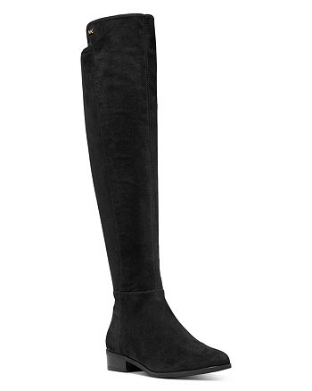 MICHAEL Michael Kors Women's Bromley Low Heel Tall Suede Boots |  Bloomingdale's