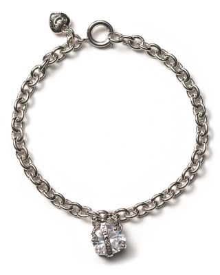 juicy couture silver chain necklace