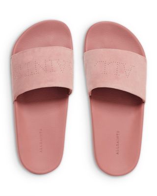 allsaints women's karli slide sandals
