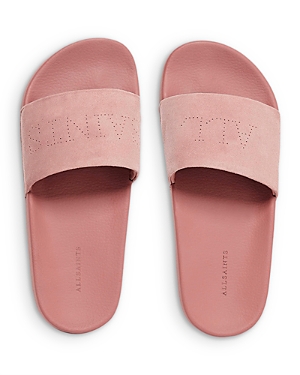 Allsaints Women's Karli Slide Sandals In Pink