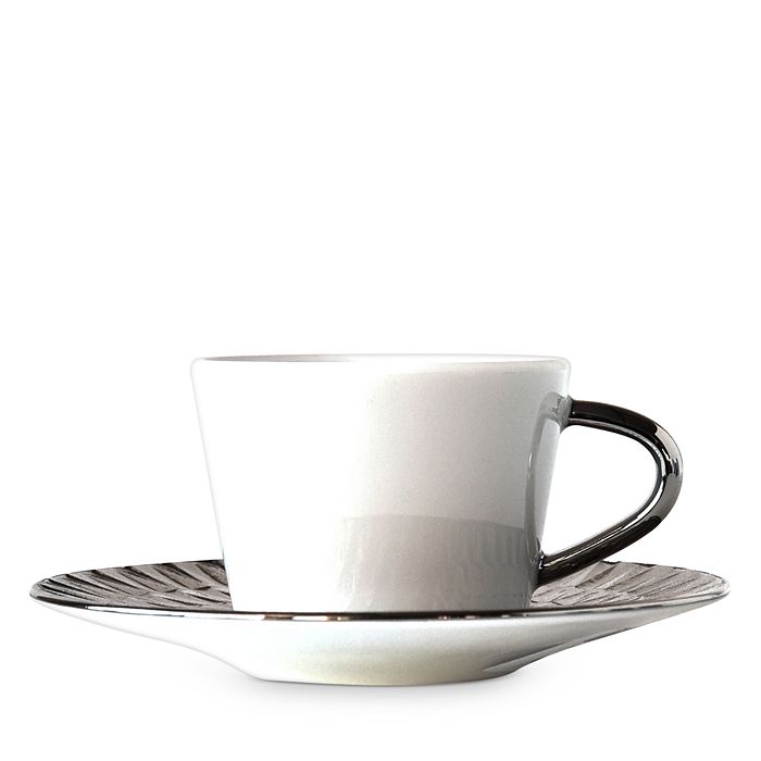 Shop Bernardaud Twist Platinum Espresso Cup - 100% Exclusive