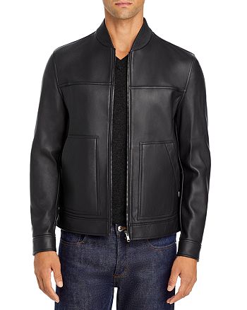 Theory Fletcher Plover Leather Jacket - 100% Exclusive | Bloomingdale's