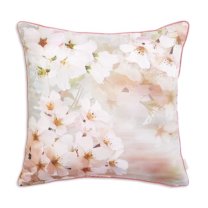 Ted Baker Vanilla Floral Cotton Decorative Pillow, 20 X 20 In Multi