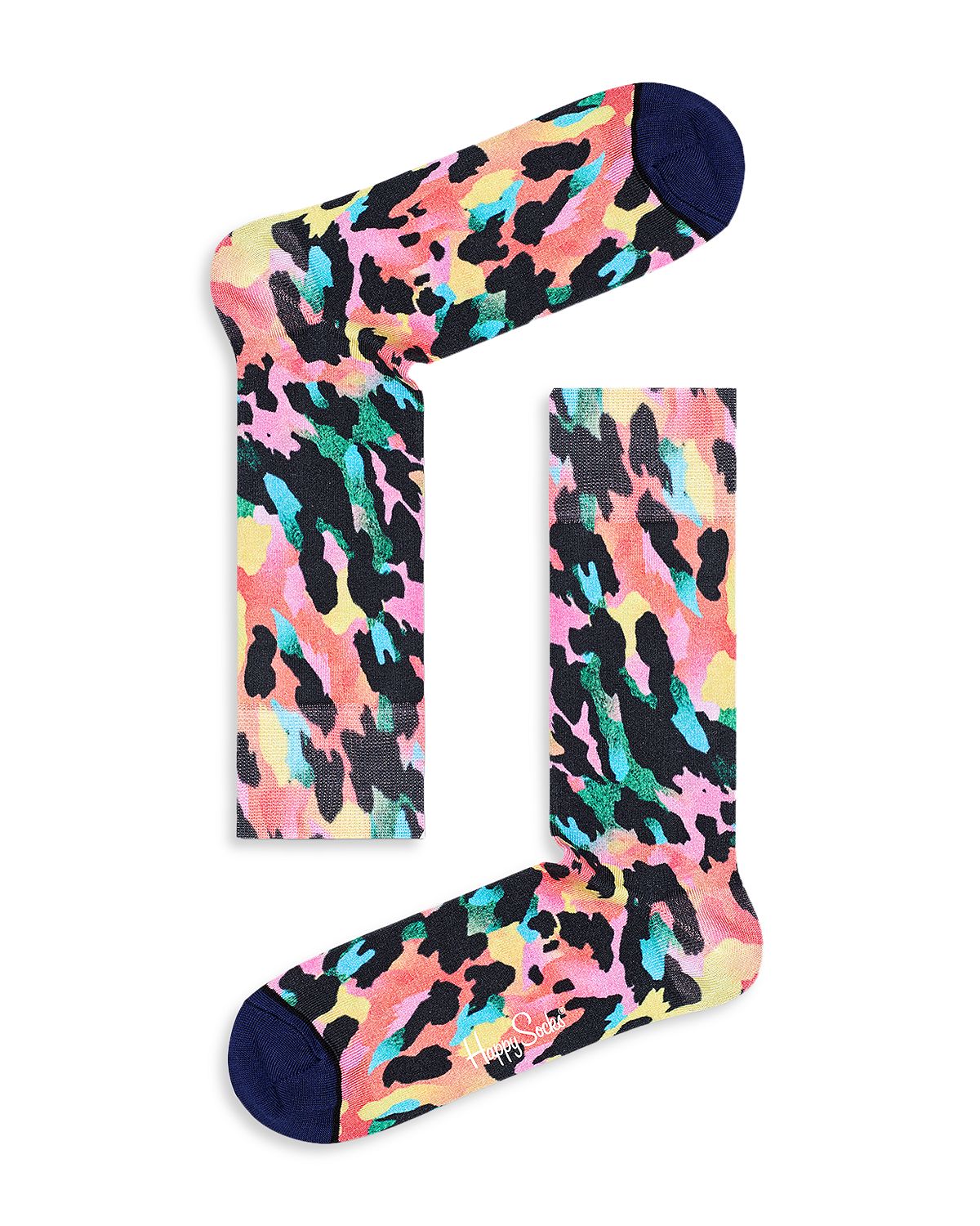 Photo 1 of Gradient Leopard Print Socks