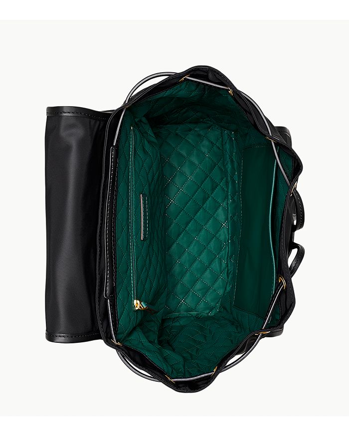 piper flap nylon backpack