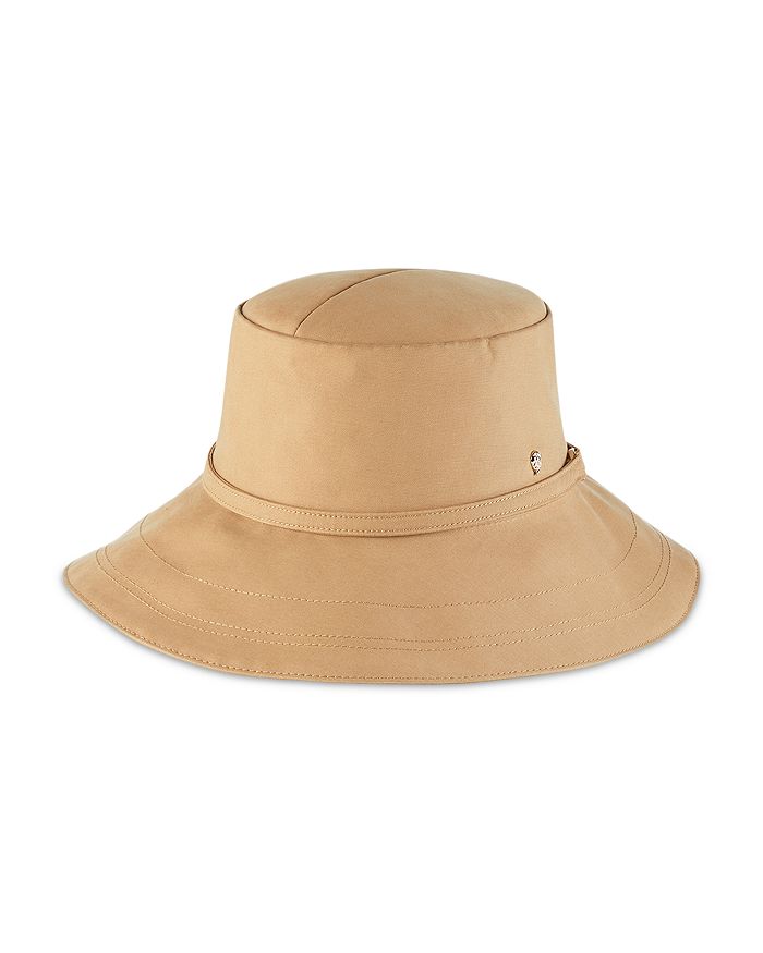 Helen Kaminski Cosette Cotton Bucket Hat In Camel