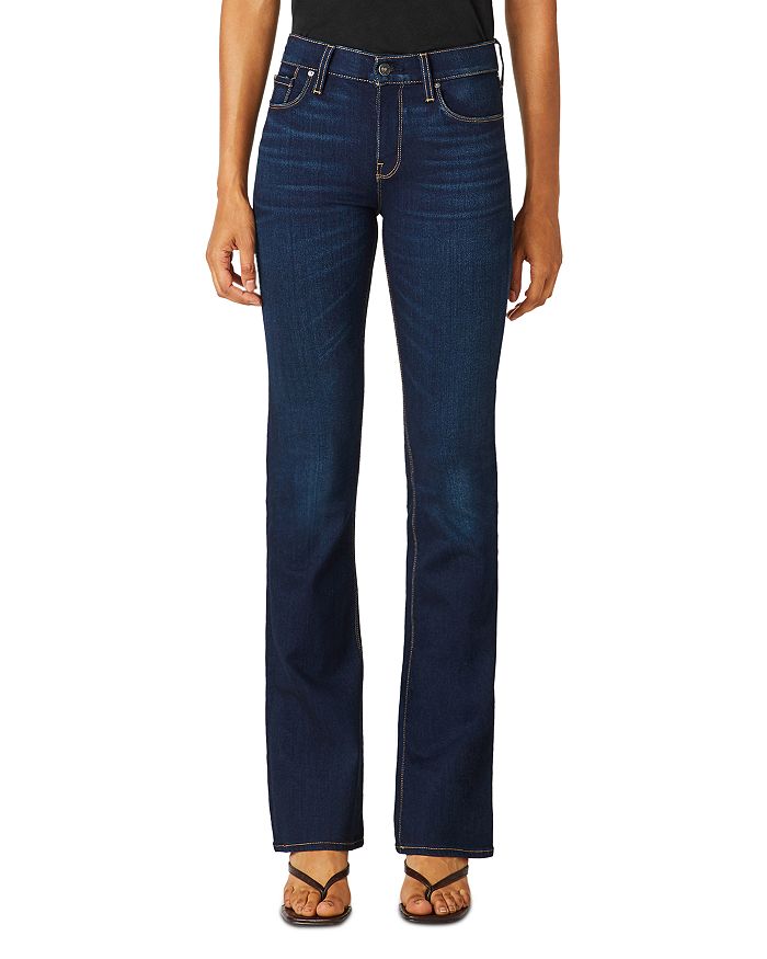 Bloomingdales Women Clothing Jeans Bootcut Jeans Barbara High Rise Bootcut Jeans in Requiem 