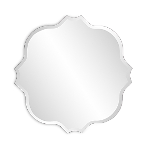 Howard Elliott Scalloped Frameless Mirror Howard Elliott Scalloped Frameless Mirror
