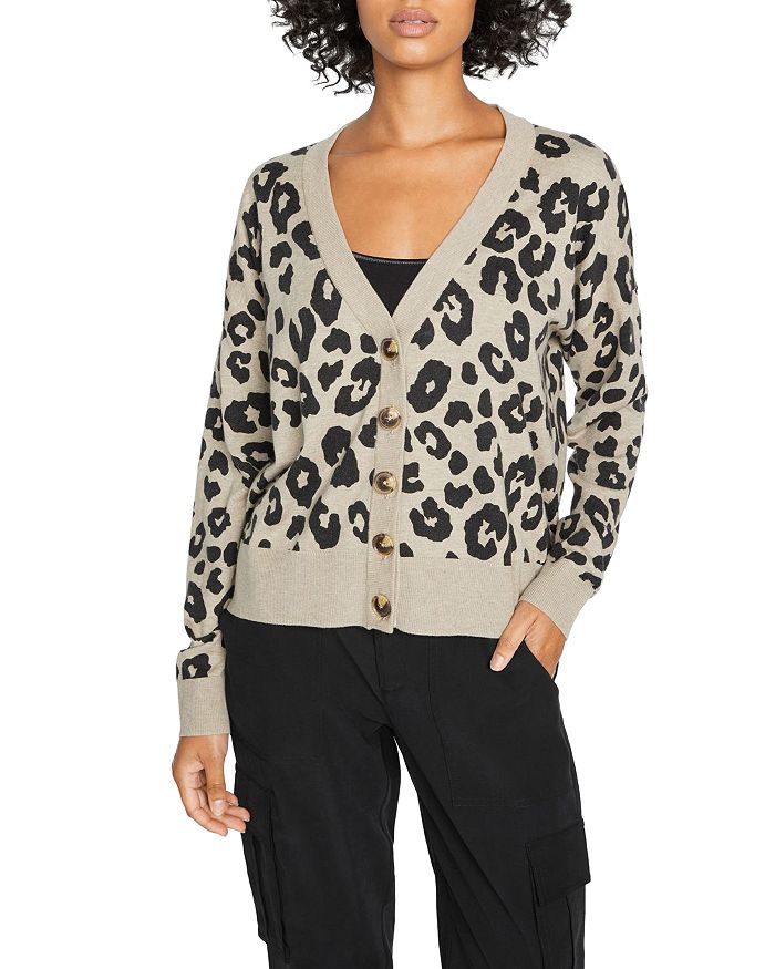 Sanctuary leopard print cardigan top