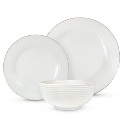 Godinger - Saba Gold 18 Piece Dinnerware Set - Exclusive