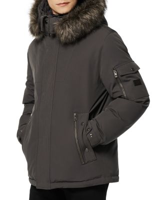 andrew marc fur lined coat